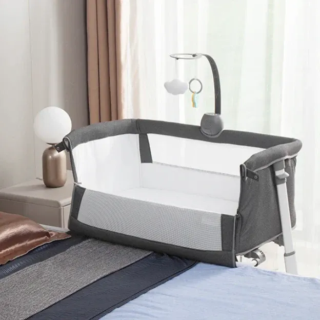 Adjustable Lightweight Bedside Sweet Dreams Baby Crib - Image 0