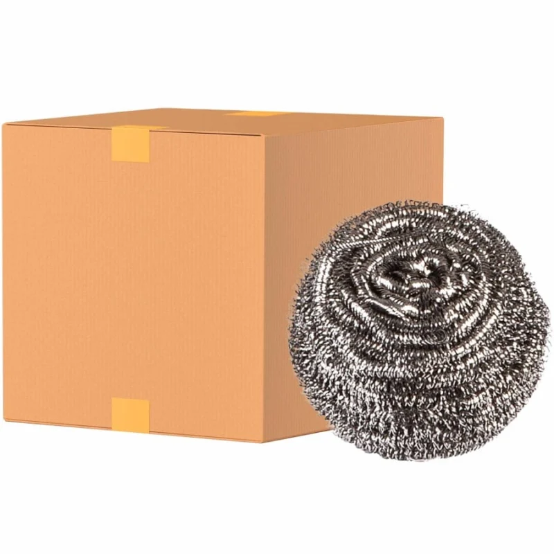 Sito Stahlschwamm, Metalltopfreiniger, rostfrei, geruchslos Karton 10 Packungen à 2 Spiralschwämme
