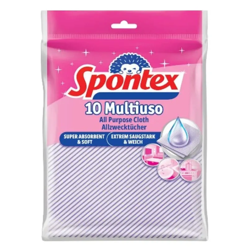 Spontex 10 Multiuso Allzwecktuch, waschbar