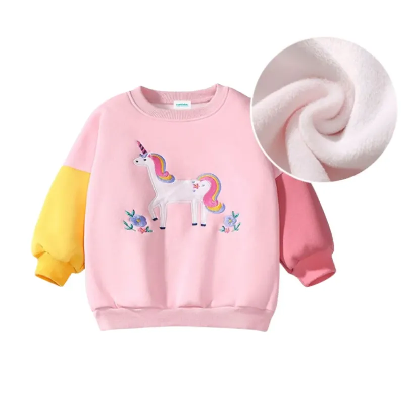 Sweatshirt Colorblock 'Einhorn'