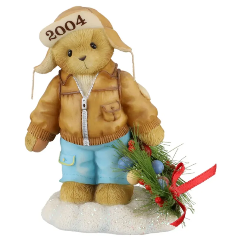 Teddy 118385 Knut "Decorating The Holidays With Happiness" Enesco Cherished Teddies mit OVP