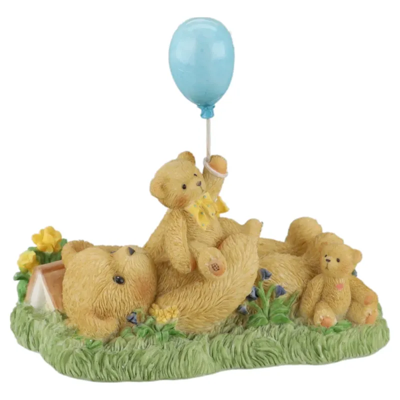 Teddy 4000818 Devon "Dream a Little Dream" Laying Down/Balloon Figurine Enesco Cherished Teddies mit OVP