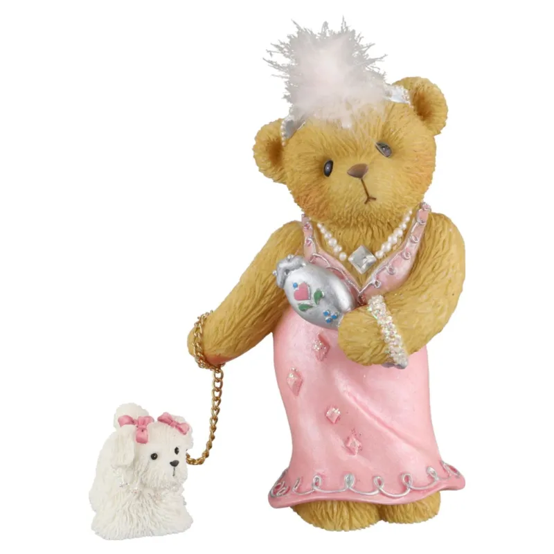 Teddy Julia Bearon 685747 - weißer Hund Enesco Cherished Teddies