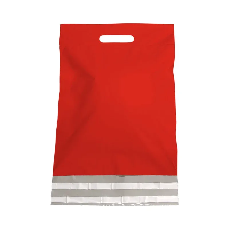 Plastic Mailing Bags 45x56+7cm Red (250 pcs)