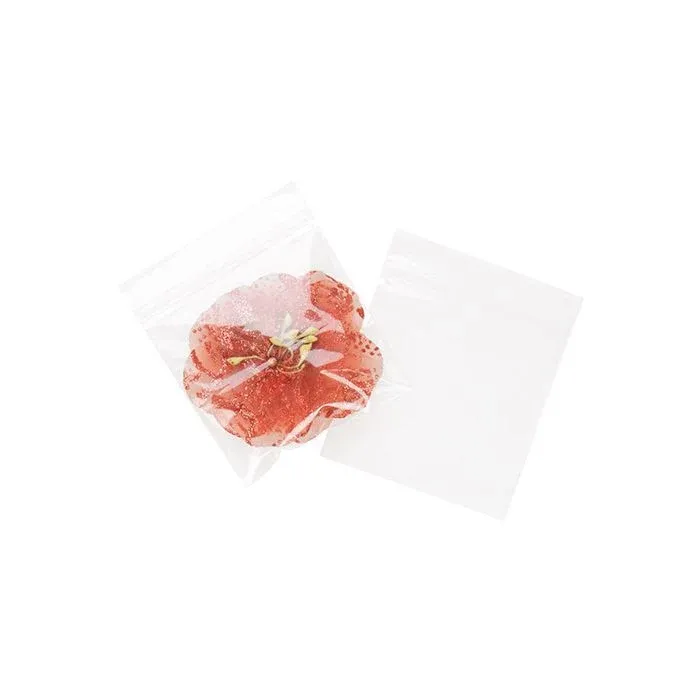 Grip Seal Bags 6.5x6.5cm Crystal Clear PP 50 micron